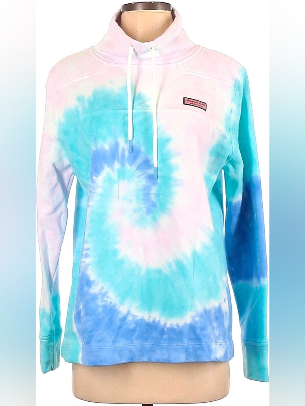 Vineyard Vines Tie-Dye Pullover - Pastel Blue & Pink